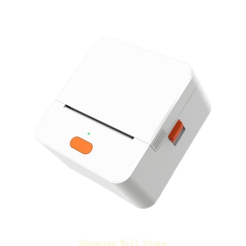 KX4B Label Maker Machine with Label Paper Inkless Thermal Label Maker Easy To Use for Home, Office, Business Labelling