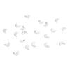 20Pcs Sophisticated Beads Separators with Double Holes Multipurpose Spacer Beads Necklaces Bracelets Making Accessories