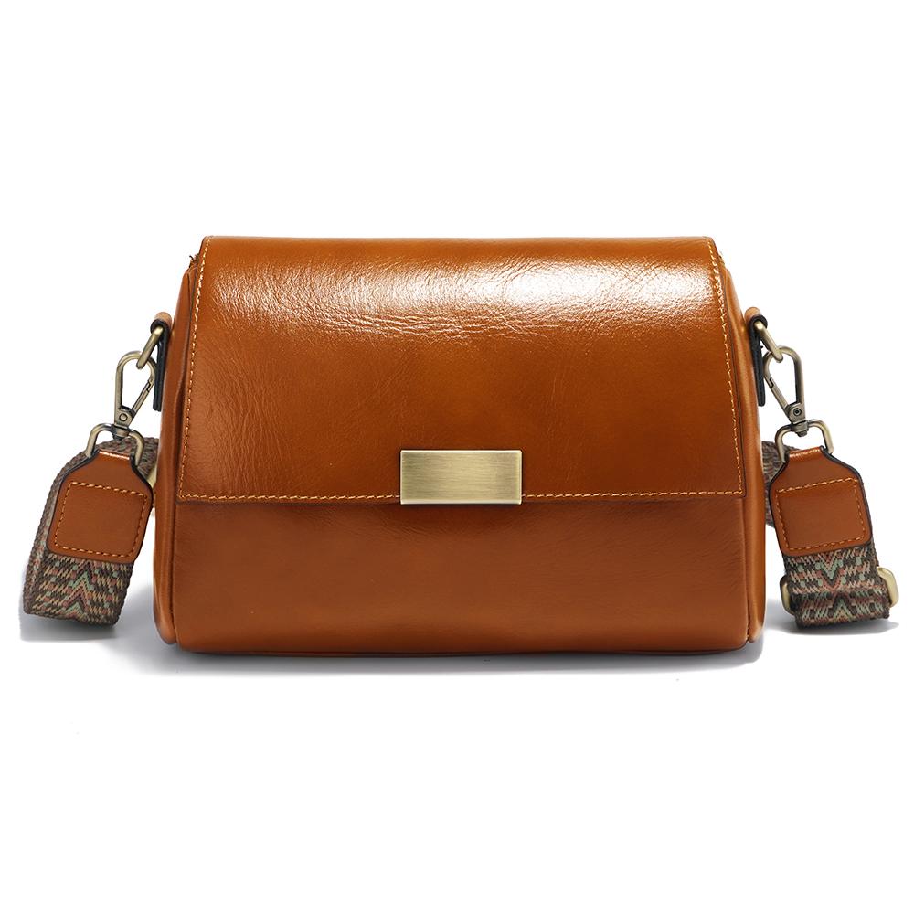 Zency Torebka Damska z Prawdziwej Skóry w Stylu Vintage