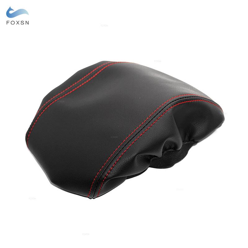 Car Accessories Microfiber Leather Center Console Lid Armrest Box Cover Trim For BMW 1 Series F20 2016 2017