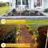 Outdoor Stainless Steel Solar Lawn Lights Waterproof Garden Yard Path Walkway Landscape Decor Night Lighting Courtyard Decor