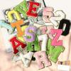 26Pieces Embroidered Letter Sew On Patches Embroidery Applique Letter Sew On Yarn Patches for Clothing Jeans Jackets