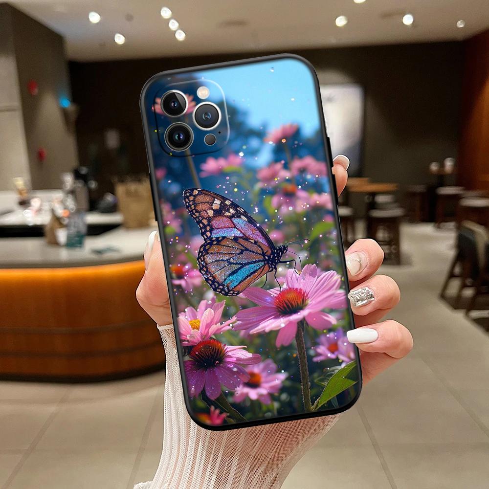 RA9 Colorful Butterfly Phone Case for Samsung Galaxy A11 A12 A13 A15 A52S A53 A55 A56 A70 A71 A72 A73 F06 F16 F56 S10 Plus S10e