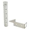 Easy To Read Glass Rain Gauge Durable Stainless Steel Garden Moisture Meter  Garden Monitoring