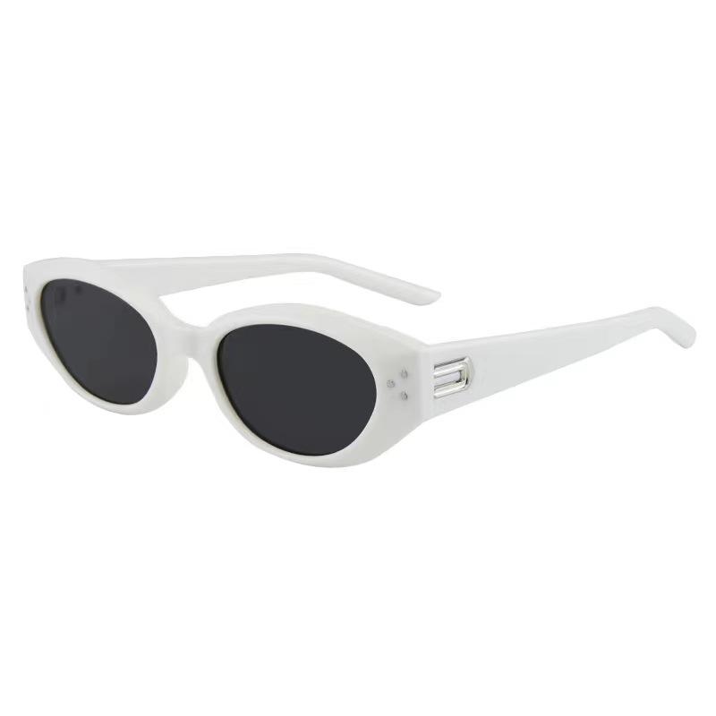 Korean Style Women Sunglasses Fashion Cat Eye Shape Anti-glare Sun Glasses for Outdoor Hiking