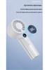 Portable Silent Handheld Fan with Digital Display and Long Battery Life for Outdoor Summer Cooling