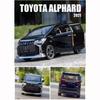 1:24 Scale Toyota Alphard MPV Car Model Alloy Car Die Cast Toy Car Model Pull Back Children Toy Collectibles Scale Model Car