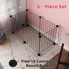 DIY Pet Fence Panels Simple Wire Mesh Panels for Rabbit Cat and Dog Cages Stackable Assembleable Fences Multi Functional Cages
