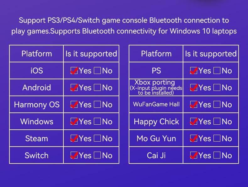 D8 Telescopic Bluetooth Gaming Handle with RGB Glow & Vibration