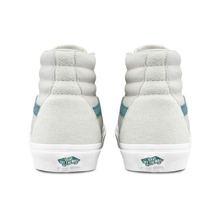 Vans SK8 HI High Top Retro Skate Shoes Unisex Light Grey Light Gray VN0A4U3D5E9