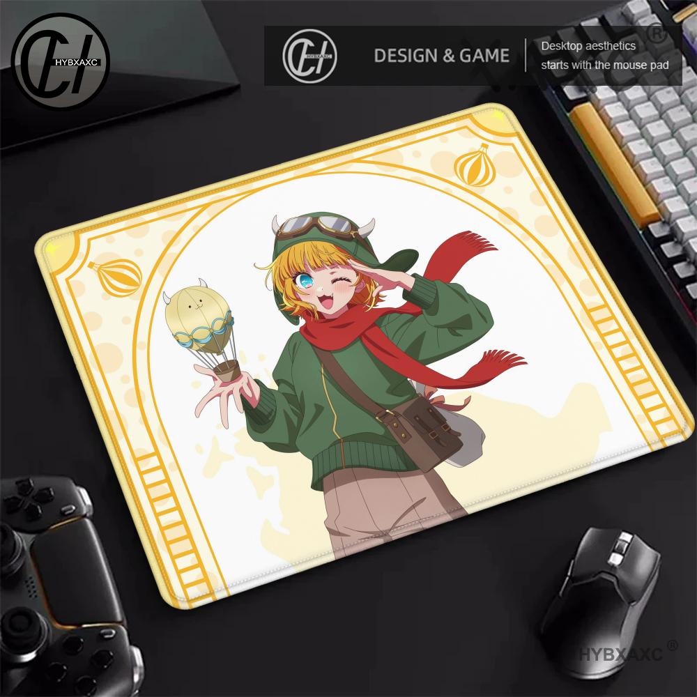 Oshi No Ko Animation Beautiful patternsOffice Computer Desk Mat Table Keyboard Small Mouse Pad Laptop Cushion Nonslip Decor