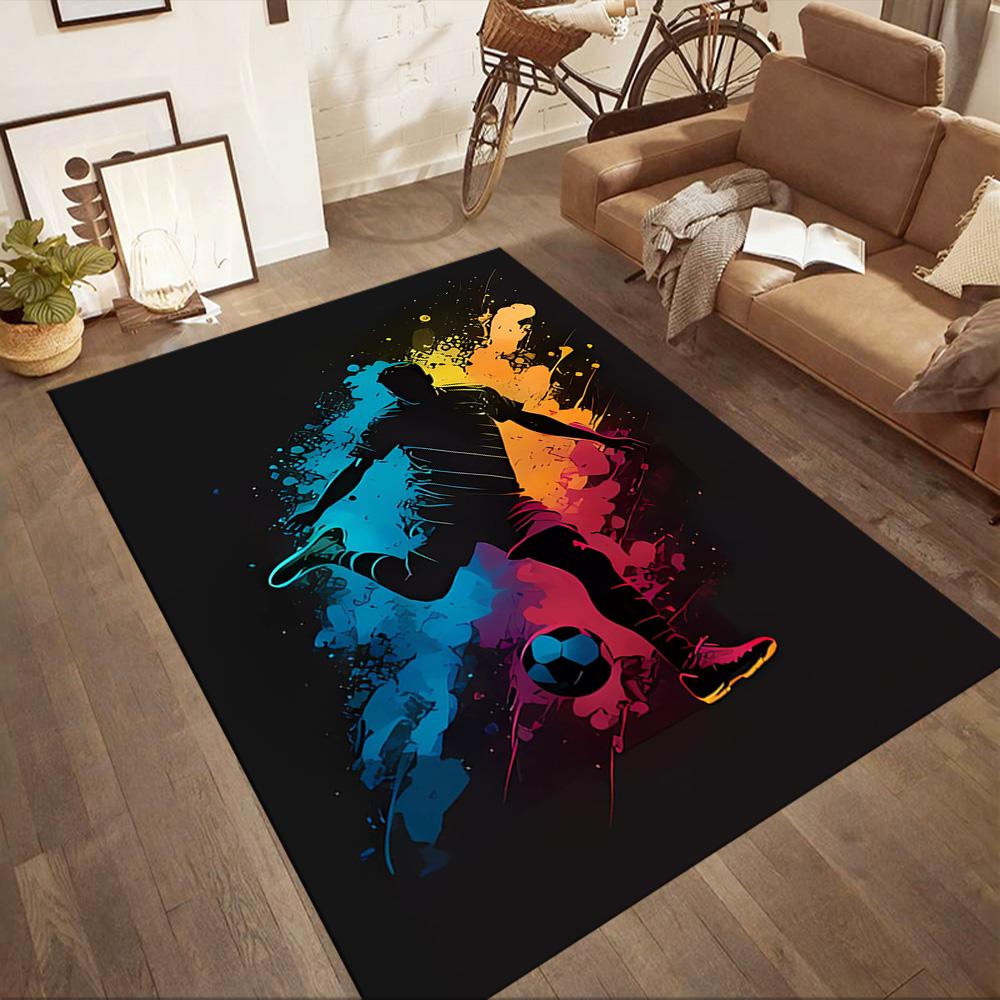 Dynamic Basketball Moves Floor Mats for Living Room, Bedroom and Room Decoration Are Suitable for Gifts.