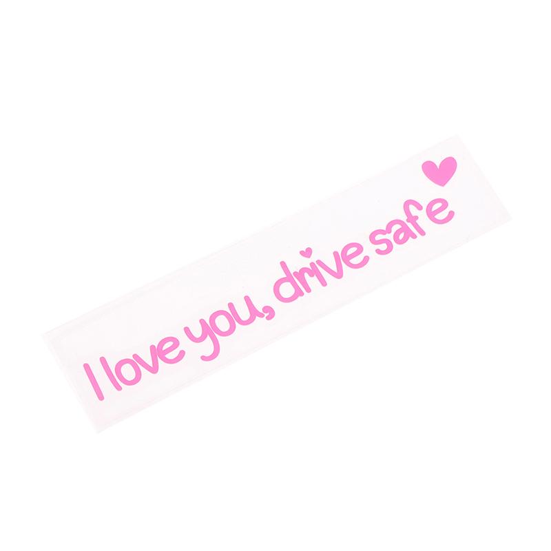 I Love You Drive Safe Car Mirror Stickers Affectionate Reminder Heartfelt Safety Reminder For Women Drivers Car Interior Sticker