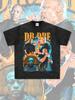 Camiseta Versátil de Manga Curta Estampada com Gola Redonda Suéter com Capuz Drd Pesado High Street Manga Longa Hip Hop Vintage