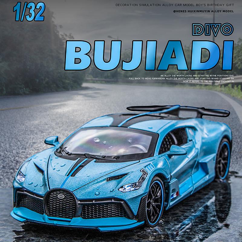 1/32 Toy Car Bugatti Divo Metal Toy Alloy Car Diecasts & Toy Vehicles Car Model Miniature Model Car Toys for Kids Christmas Gift