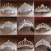Children's Rhinestone Pearl Crown Hair Comb: Headdress Ornament for Photo Studio or Wedding