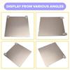 PEI Double-Sided Coated Magnetic Sheet, 235x235mm, Color: As Shown, Material: Soft Magnetic PEI.