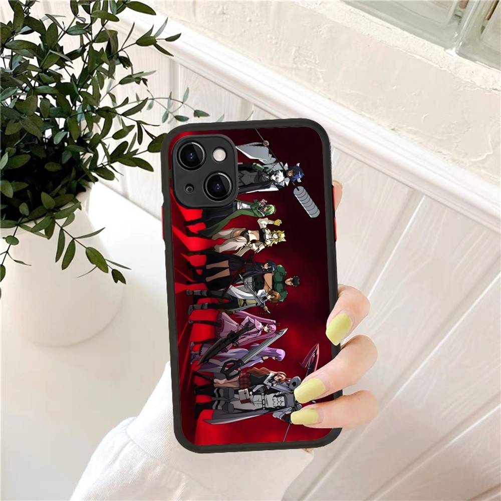 

Anime Akame Ga Kill! Phone Case for iPhone 14 11 12 13 Mini Pro Max 8 7 Plus X XR XS MAX Translucent Matte Cover iphone 14pro max