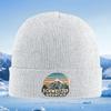 Paisaje montañoso atardecer gráfico naturaleza Unisex Mujer Unisex Gorro de punto Gorro Gorra Pulóver Invierno Térmico Cálido Navidad Fuera