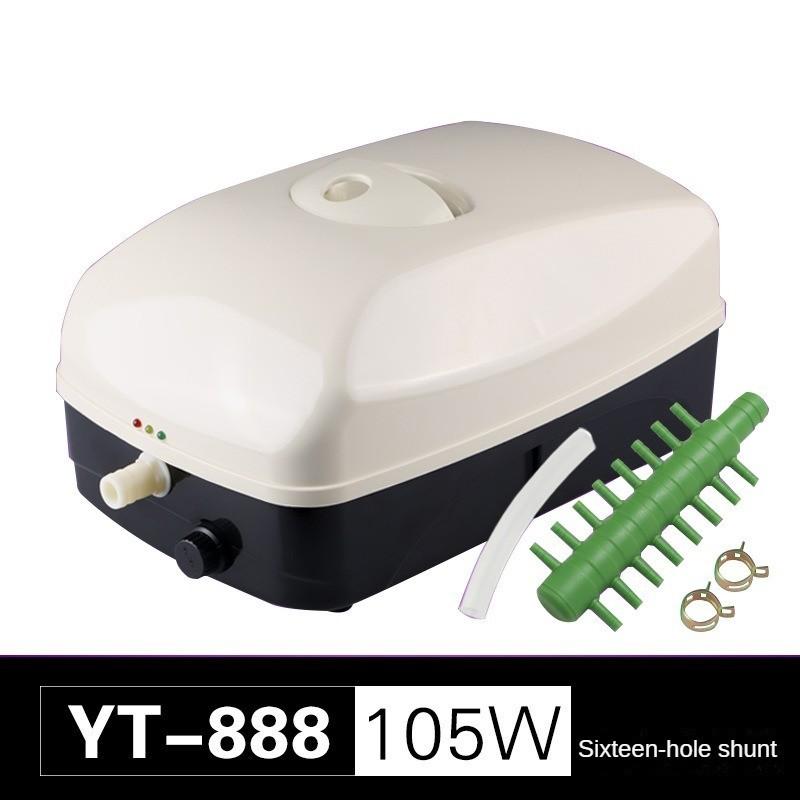 High Power Fish Tank Oxygen Air Pump Aquarium AC/DC Dual Purpose Aerator Pump Aquaculture Silent Oxygenator