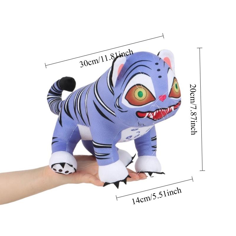 Anime Kpop Demon Hunters Tiger Plush Doll Toy Demon Hunters Kpop Accessories Cute Plushie Monster Hunt Girl Merch Birthday Gift