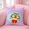 Funny Chinese Cartoon BBigEar Tutu Cushion Cover Pillow Case Soft Skin Friendly Fabric  Concealed Zipper