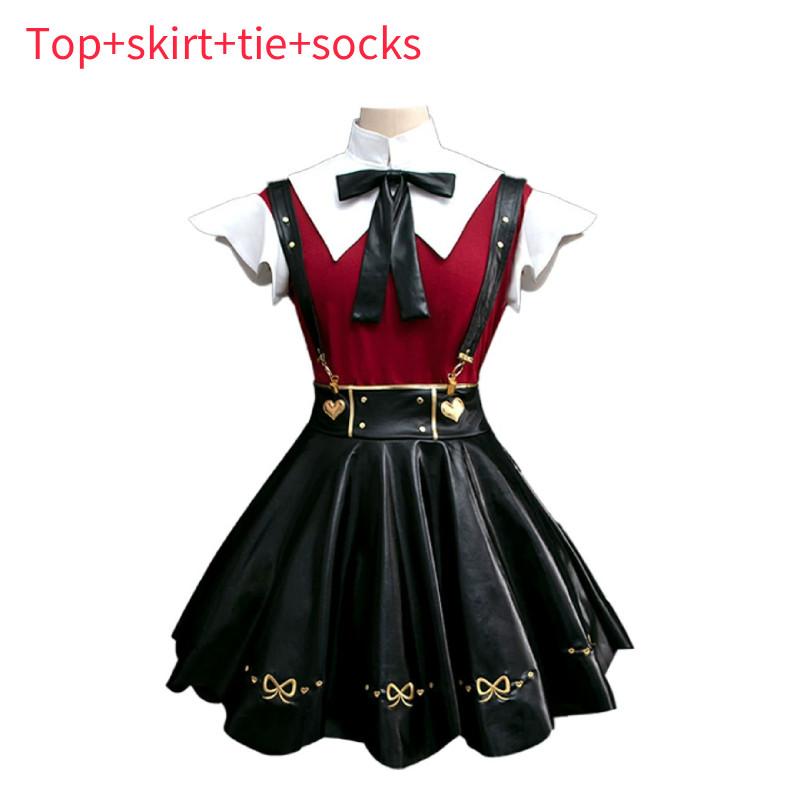 Girl Halloween Needy Overdose Rain Game Character Role Playing Uniforms Costume