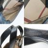 Used BURBERRY Handbag Nova Check PVC/leather Beige black mini