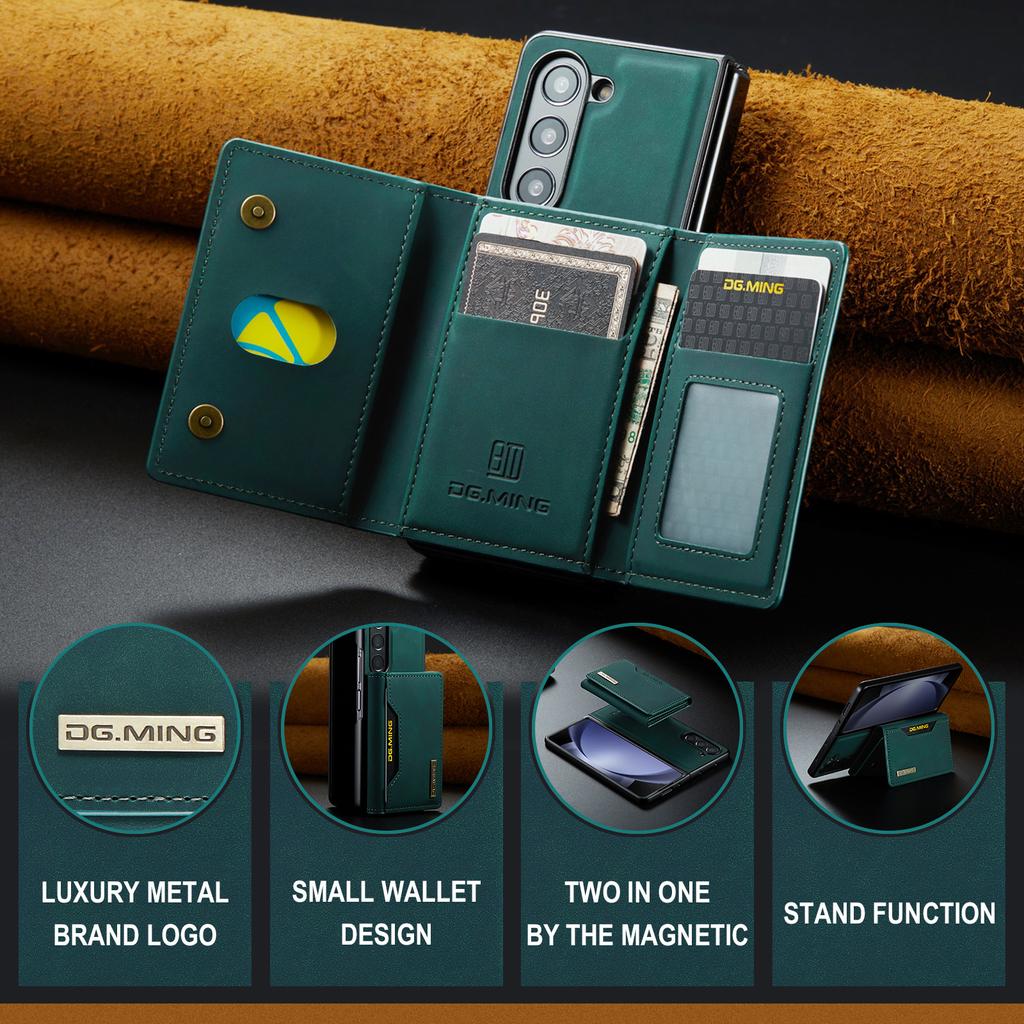 for samsung z fold 5 Anti-Dust Fall Protection Folding Case for Samsung Galaxy Z Fold 5 Fold5 Phone Accessories Card Slot Bag