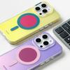 Luxury Fashion Matte Color Changing Magsafe Phone Cases for iPhone 17 Air 16 15 Pro Max 14 13 Magnetic Wireless Charge Cover