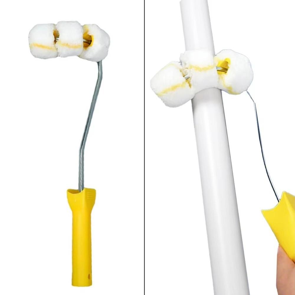 Curved Frame Paint Roller Brush Ergonomic Handle Wall Painting Tool Furniture Painting