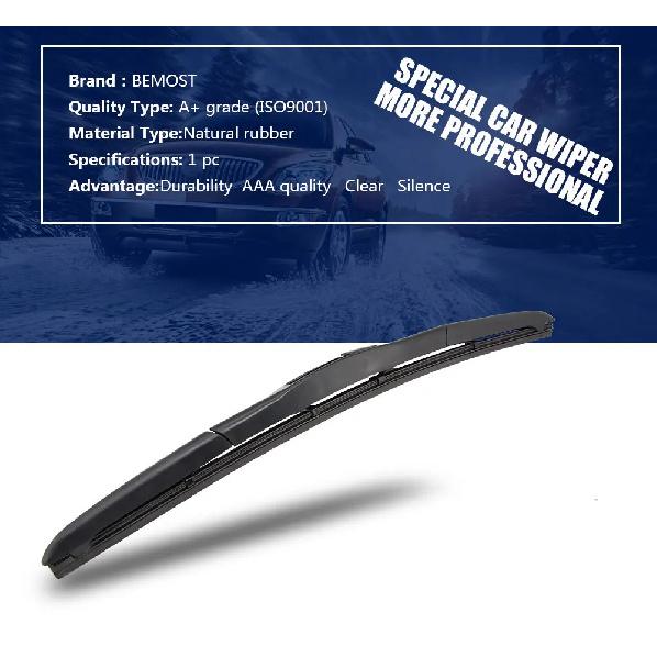 BEMOST Universal U-Type Car Wiper Blade 14"16"17"18"19"20"21"22"24"26" U Hook Windscreen Windshield Rubber Hybrid Auto Wipers