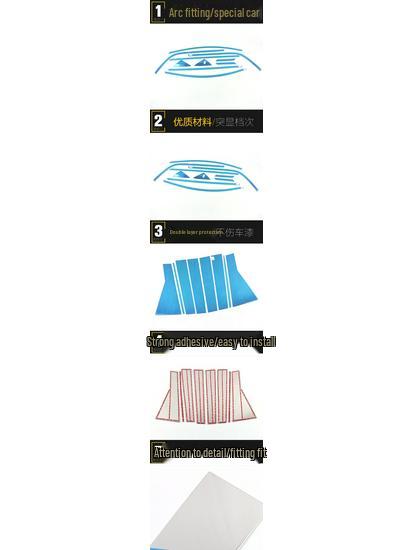 Bisu T5 Window Trim: Stainless Steel Anti-Scratch Scuff Strip