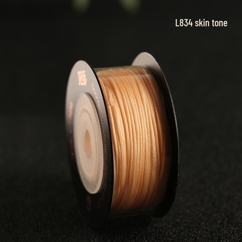 Dragon Knot High-A Jade Thread: Eco-friendly, Colorfast Jewelry Weaving Cord, 79 Colors, Handmade DIY Bracelet Material.