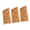 92MF Silicone Chocolate Fondant Molds Cocoa Pods/Heart/Puzzle Bakeware Nonstick Dessert Silicone Baking Tool
