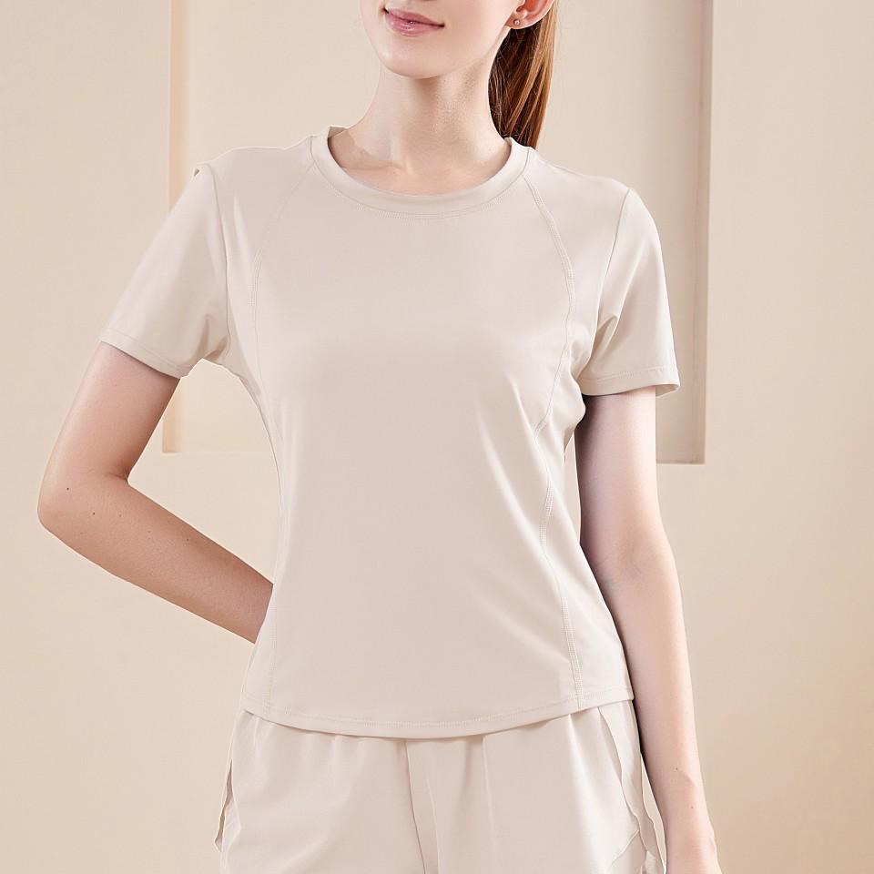 Women's High-Waist Quick-Dry Yoga Running Shorts - Slim Fit, Breathable, Fake Two-Piece, Three-Quarter Length, Loose Fit.