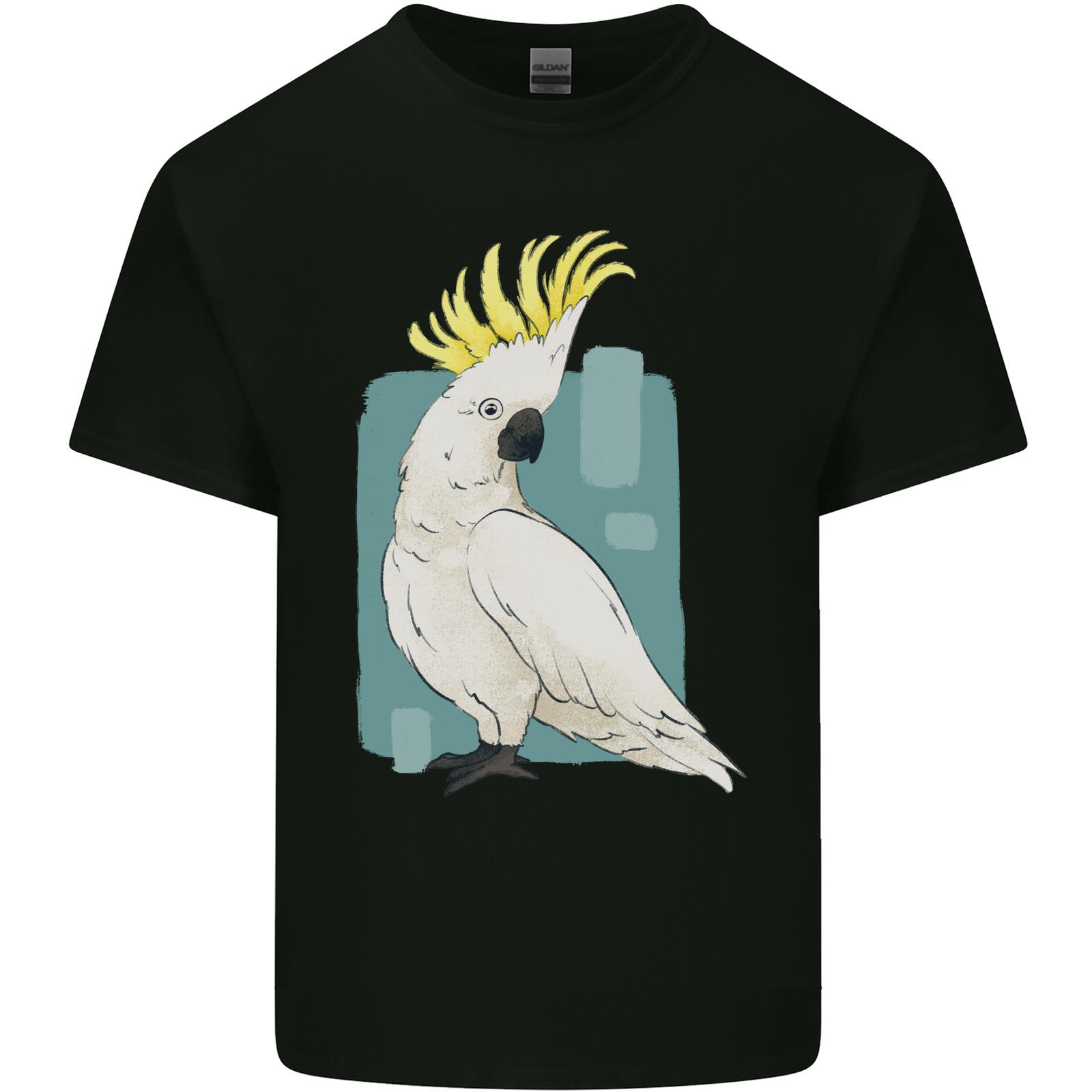 A Cockatoo Mens Light Cotton T-Shirt Mens Womens Tees Top 2XL