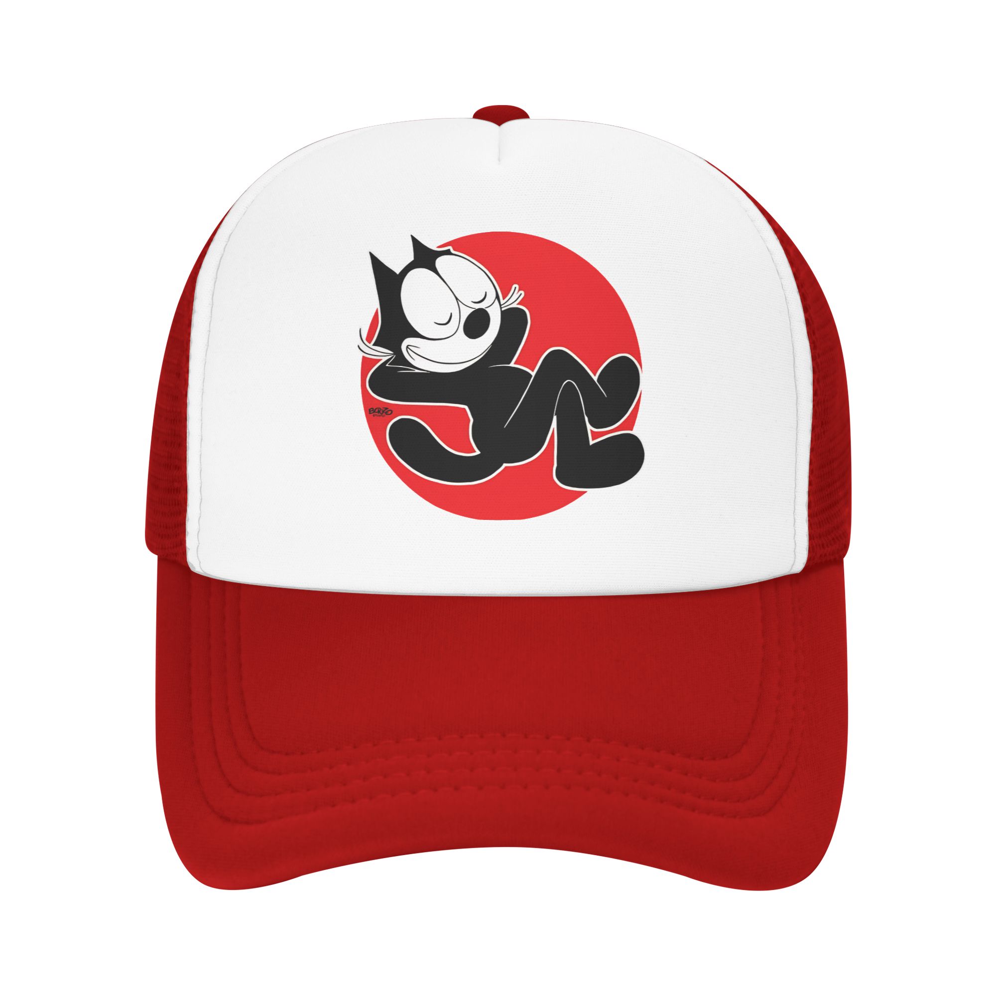 I love Pocoyoed and Friends Trucker Hat Unisex Hat Trucker Worker Cap Sun Hats Breathable Polyester Mesh Baseball Caps Summer One Size