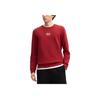 Fila Originalebella Bequemes Hautfreundliches Weiches Logo Besticktes Langarm-Sweatshirt Herren-Sweatshirt Rose-Burgund F11M519213F-WI