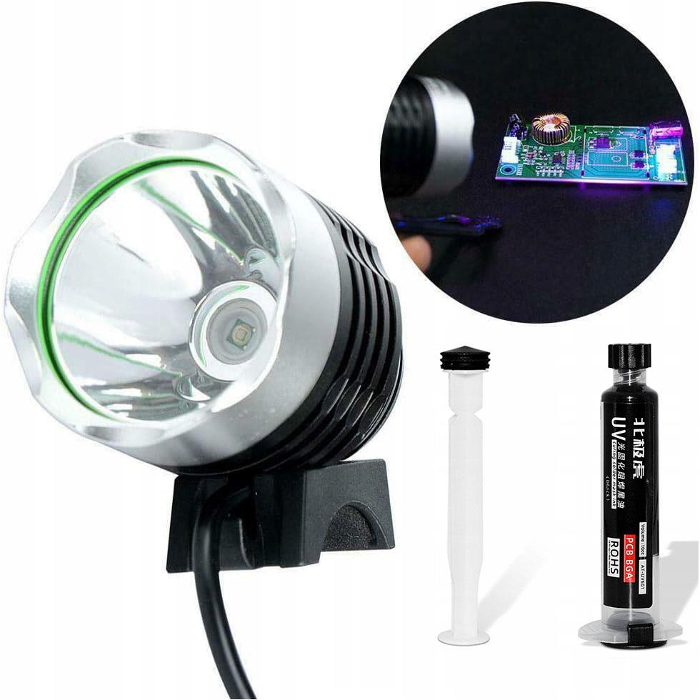 

Rosfix Zestaw Soldermaska Czarna 10ml z Tłoczkiem i Lampą UV – Ochrona Płytek PCB | Szybkie Utwardzanie | Wysoka Trwałość