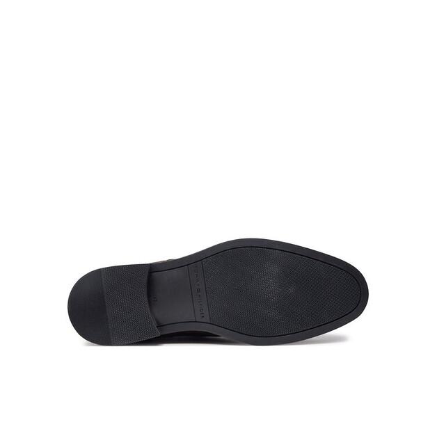 Ботинки челси Tommy Hilfiger Core Rwb, замшевые ботильоны Hilfiger FM0FM04757, коричневые