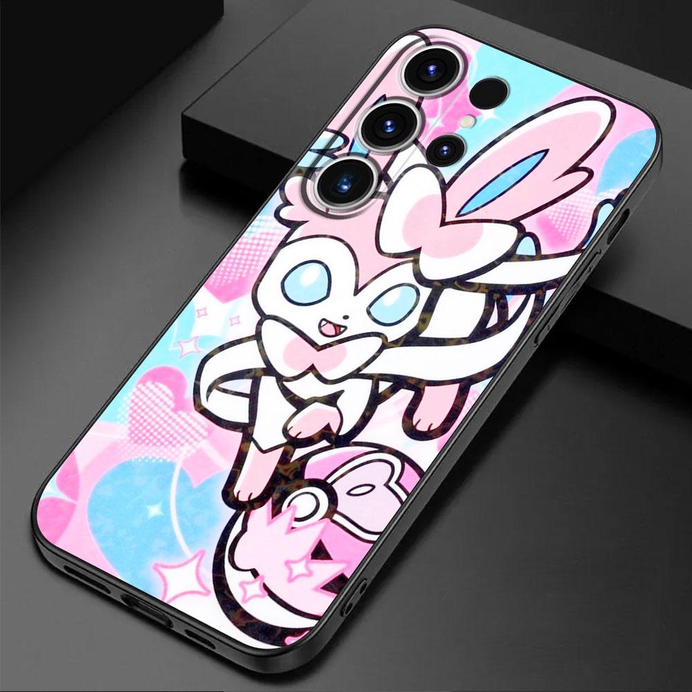 Case For Samsung Galaxy S24 S23 Ultra S22 Plus S20 FE S21 S10 5G Lite S10e S9 S8 Luxury Soft Phone Cover Pokemon Squirtle Cute