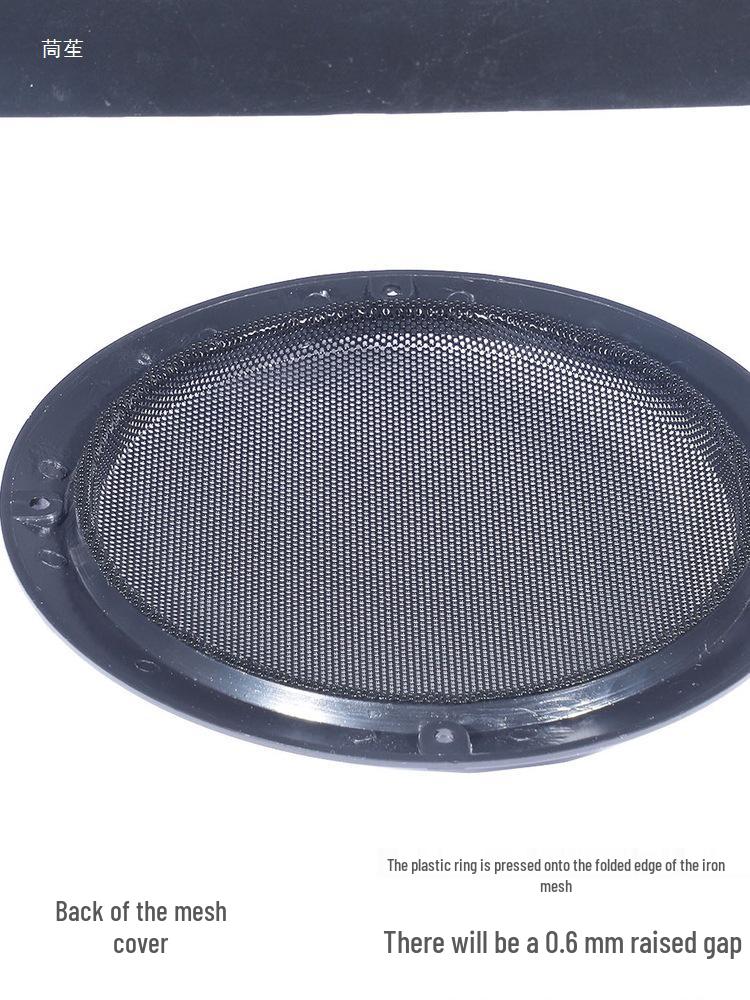 2'' to 10'' Black Speaker Horn Grille Faceplate Decorative Ring