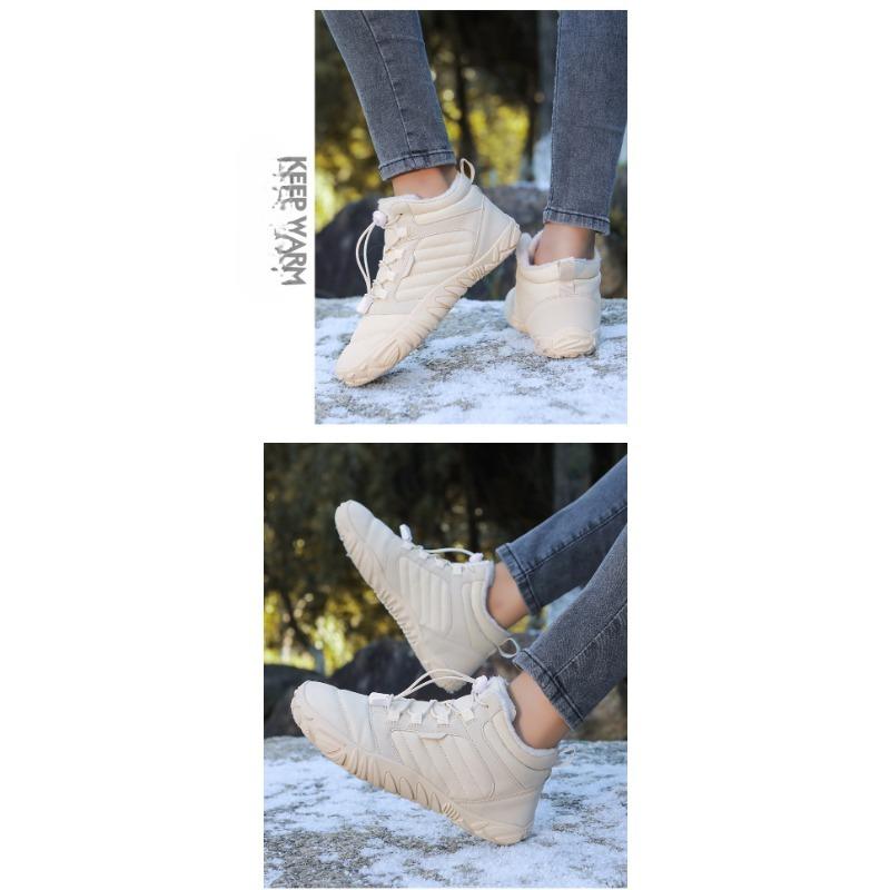 Winter Outdoor Snow Boots, Men and Women Wear Waterproof Non-slip Padded Thickened Warm New Couple Shoes