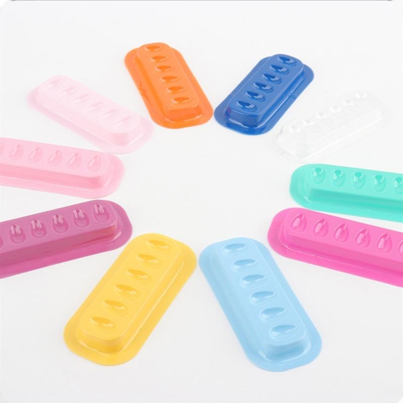100pcs Eyelash Glues Holder Tray Silicone Palette Accesories For Makeup Artists And Lash Extension Accessories