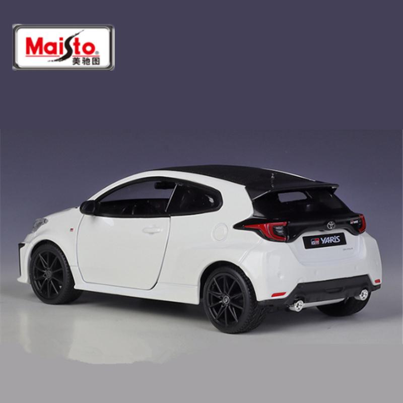 Maisto 1/24 Toyota GR Yaris Alloy Sports Car Model Diecast Metal Car Vehicles Model High Simulation Collection Children Toy Gift