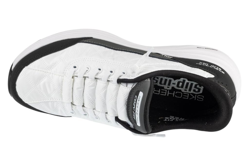Skechers Slip-ins: Contour Foam - Cozy Fit, Womens white Sneakers