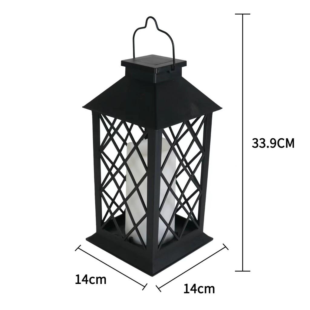 Vintage Outdoor Solar Lanterns With Led Light For Garden Lawn Decor
