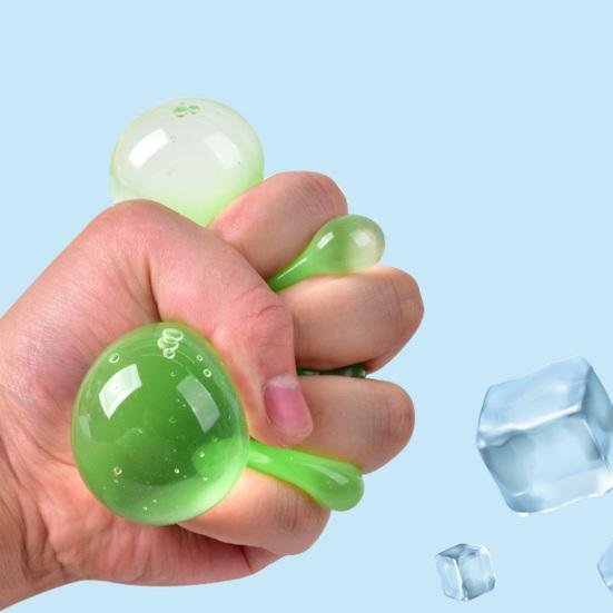 3Pcs Stress Cube Fidget Toy Anxiety Relief Ice Cube Squeeze Decompression