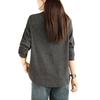 Round Neck with Loose Long-sleeved T-shirt Versatile Simple Top High Elastic Base Shirt for Women's New Autumn and Winter